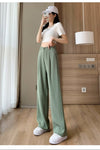 Pantalon Fluide Vert Sauge