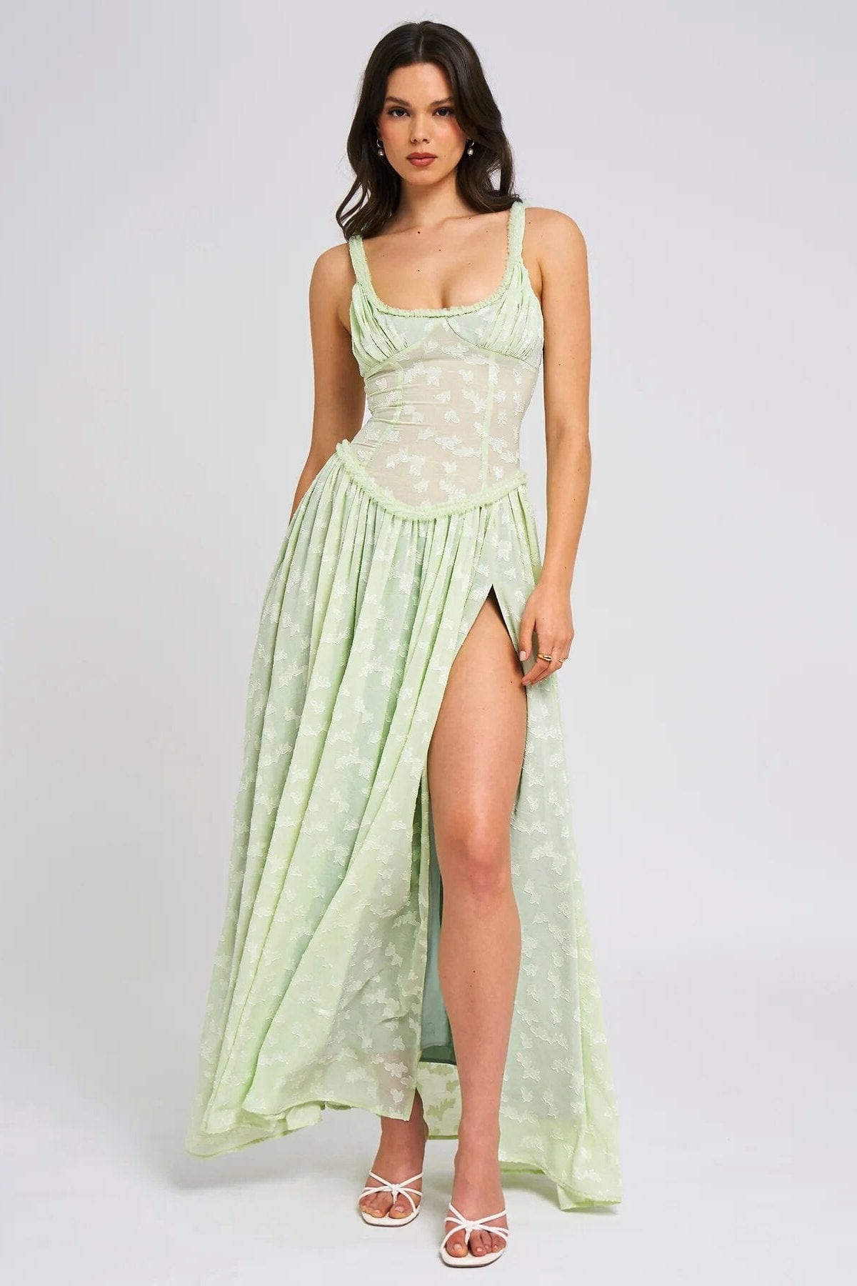 Robe Bohème Vert Sauge