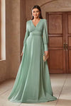 Robe Cérémonie Femme Vert Sauge