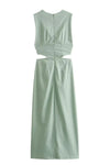 Robe Chic Vert Sauge