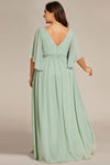 Robe Longue Vert Sauge Mariage