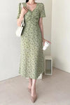 Robe Midi Vert Sauge