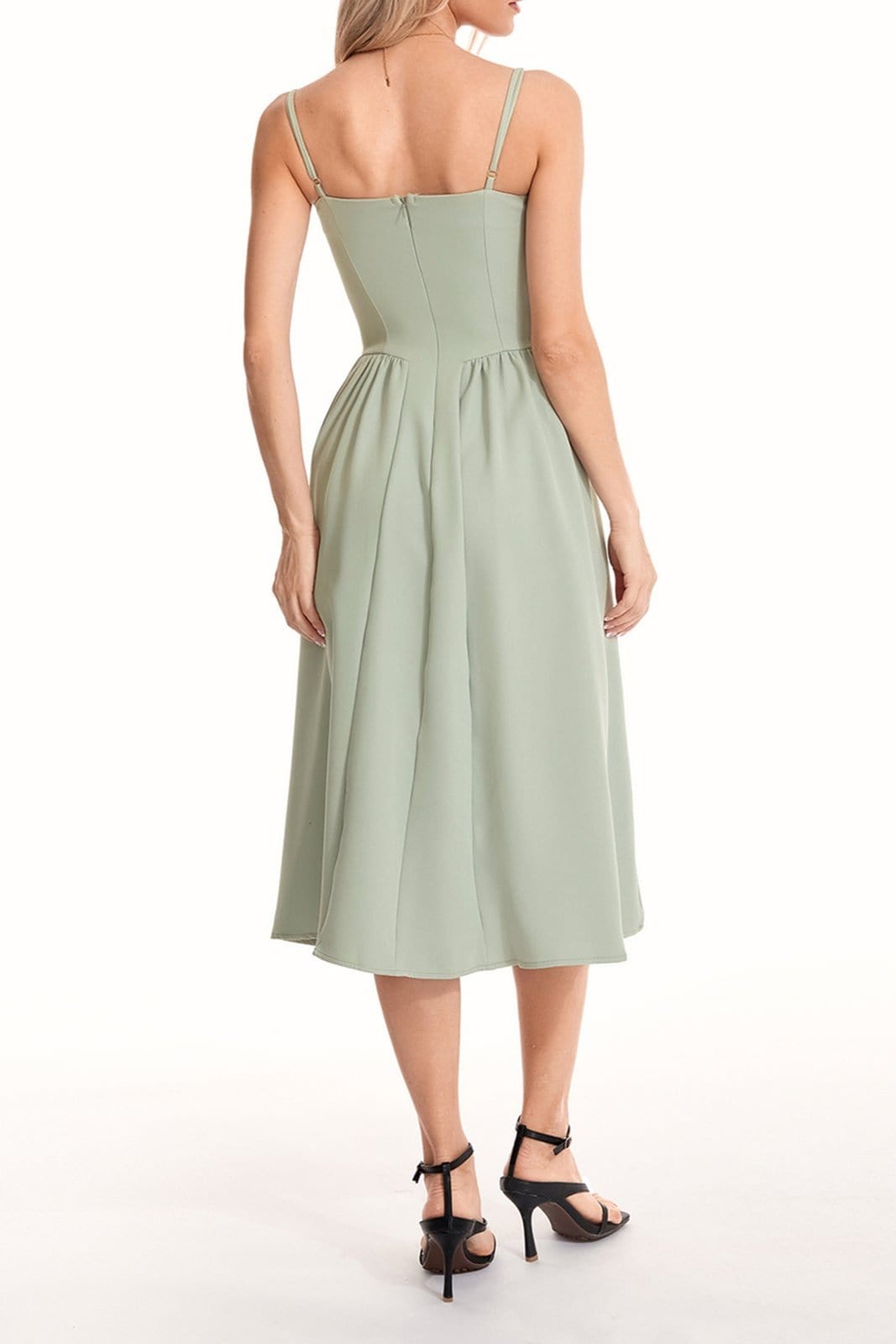 Robe Patineuse Vert Sauge