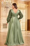 Robe Vert Sauge Grande Taille