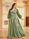 Robe Vert Sauge Grande Taille